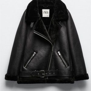 Zara leather jacket